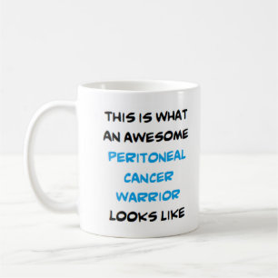 peritoneal cancer warrior, awesome coffee mug