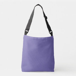 Periwinkle #756BB0, Santa Grey Crossbody Bag