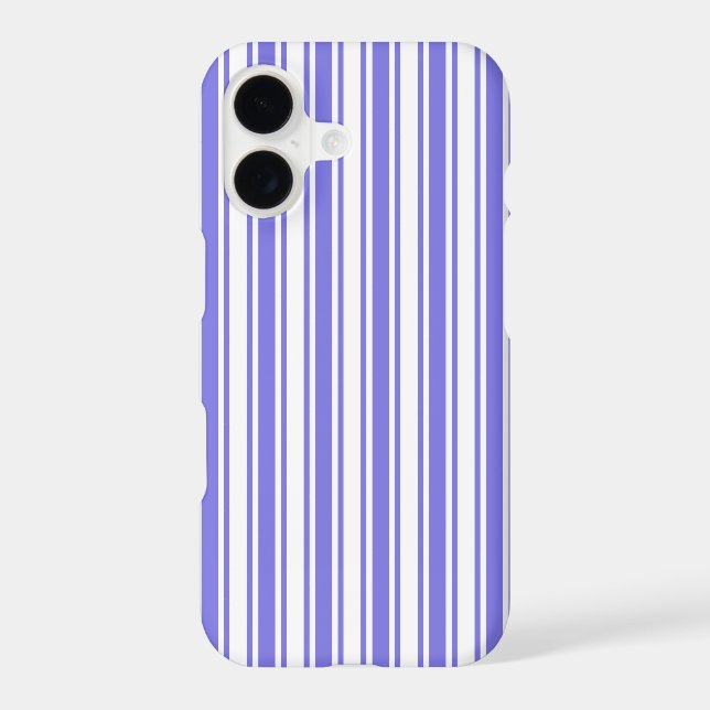 Periwinkle blue and white candy stripes (Back)