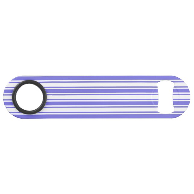 Periwinkle blue and white candy stripes (Front (Horizontal))
