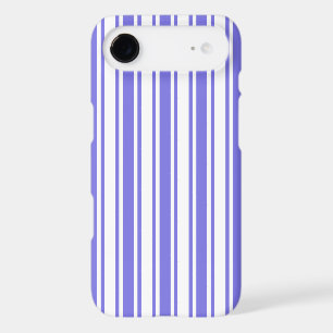 Periwinkle blue and white candy stripes