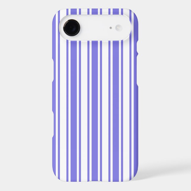 Periwinkle blue and white candy stripes (Back)