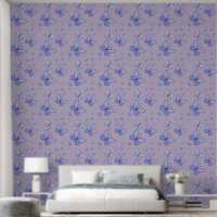 Periwinkle Blue Butterfly Flutter Lavender Grey
