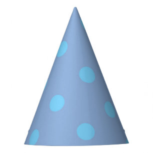 Periwinkle Blue on Blue Party Hat
