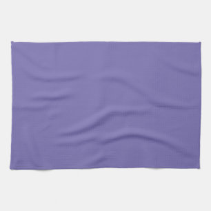 Periwinkle Blue Solid Colour Custom Blank Template Tea Towel