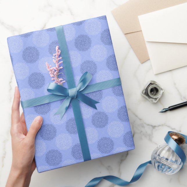 Periwinkle Floral wrapping paper (Gifting)