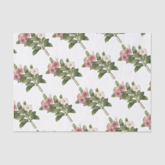 Periwinkle Flower Pattern Tissue Paper