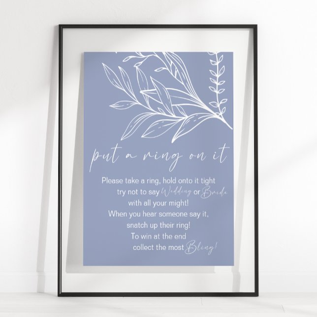 Periwinkle Flowers Put A Ring On It Game Poster (Creator Uploaded)