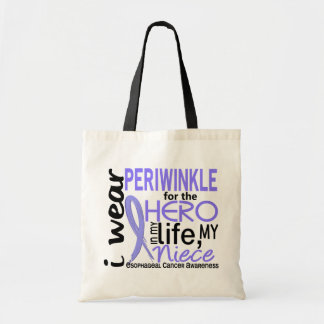 Periwinkle For Hero 2 Niece Oesophageal Cancer Tote Bag