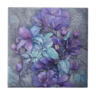 Periwinkle Garden Tile