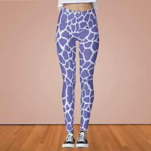 Periwinkle Giraffe Print  Leggings