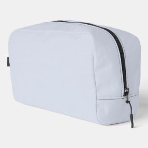 Periwinkle Gray Soft Pale White Pastel Solid Color Dopp Kit