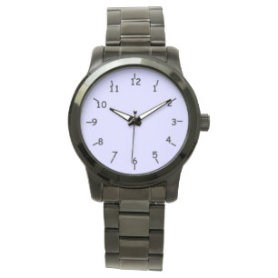 Periwinkle Oversized Black Bracelet Watch