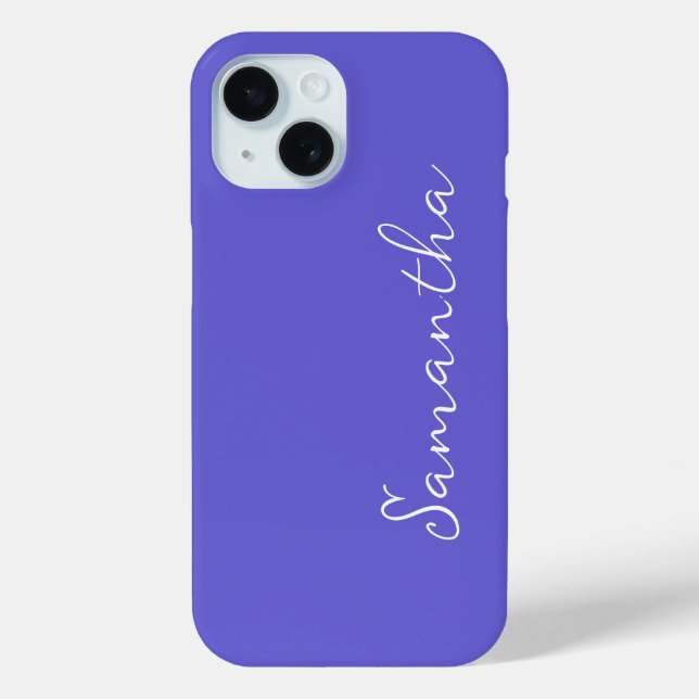 Periwinkle Personalised Case-Mate iPhone Case (Back)