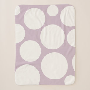Periwinkle Polka Dot Blanket