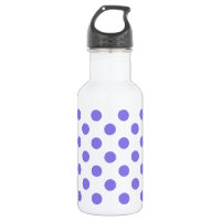 Periwinkle polka dots