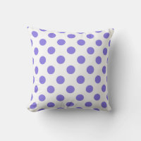 Periwinkle polka dots