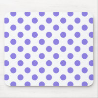 Periwinkle polka dots