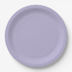 Periwinkle Purple  Paper Plate