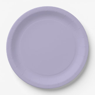 Periwinkle Purple Paper Plate