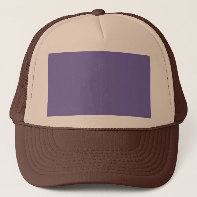 Periwinkle, Purple Sage Bush Trucker Hat (Front)