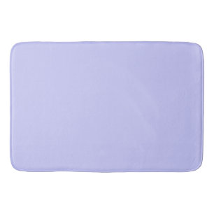 Periwinkle Purple Solid Colour Bath Mat