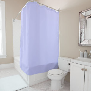Periwinkle Purple Solid Colour Shower Curtain