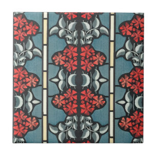 Periwinkle Red Ceramic Tile