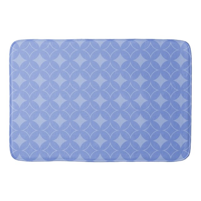 Periwinkle shippo bath mat (Front)