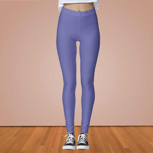 Periwinkle Solid Color Leggings (Creator Uploaded)