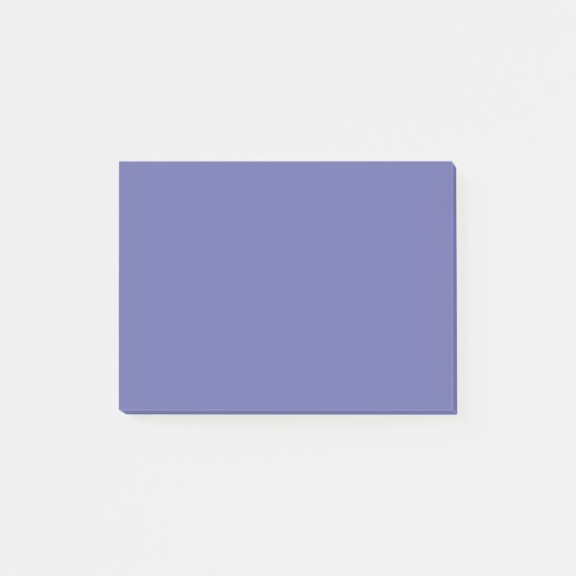 Periwinkle Solid Color Post-it Notes (Front)