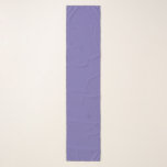 Periwinkle Solid Colour Scarf<br><div class="desc">Periwinkle Solid Colour nice minimal plain design. Order as shown or use the Customise design tool to add your own text, artwork, design, or photo. Periwinkle is a colour in the blue and violet family, also called lavender blue, may be considered a pale tint of purple or a "pastel purple"....</div>