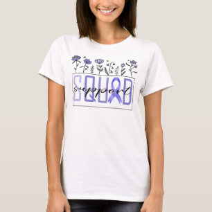 periwinkle support squad stomach cancer awareness T-Shirt