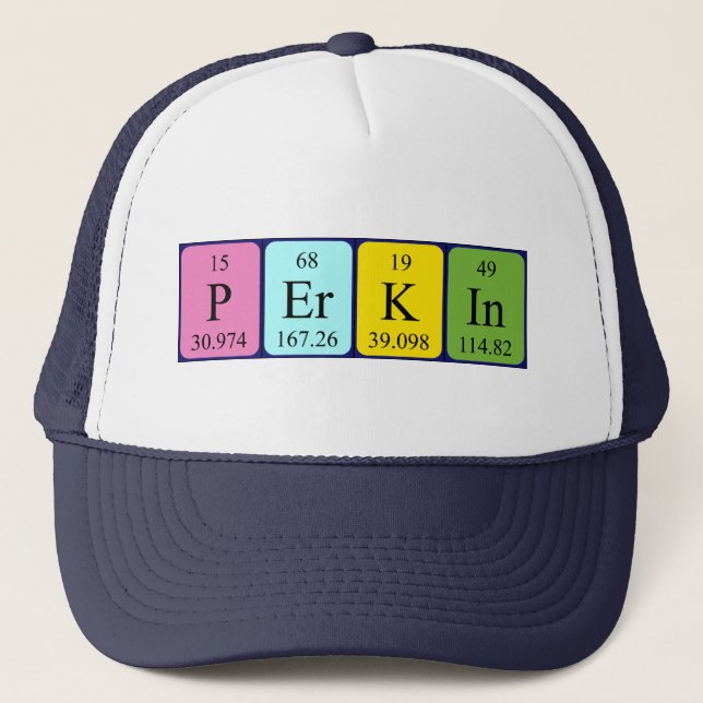 Perkin periodic table name hat (Front)
