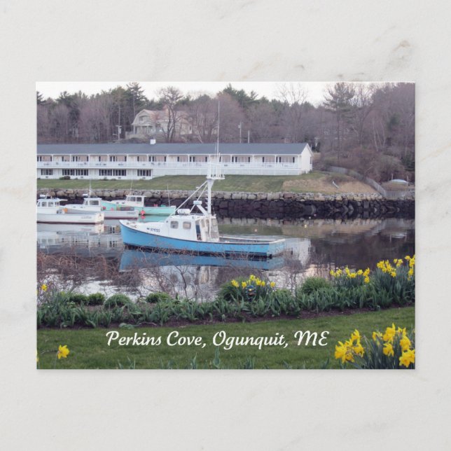 Perkins Cove, Ogunquit, Maine Postcard (Front)
