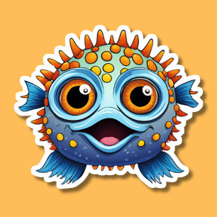 Perky Puffer Fish Waterproof
