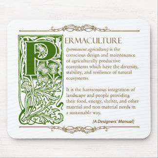 Permaculture - A Definition (1) Green & Brown Mouse Pad