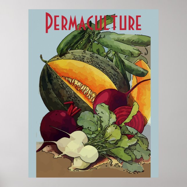 Permaculture Farms ,  personalise Poster (Front)