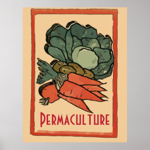 Permaculture Farms , personalize Poster
