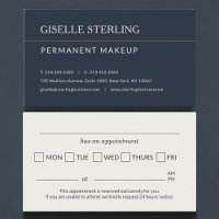 Permanent Makeup Office Appointment Reminder