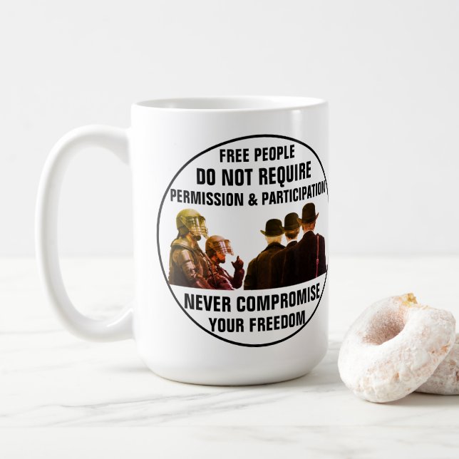 Permission & Participation Coffee Mug (With Donut)