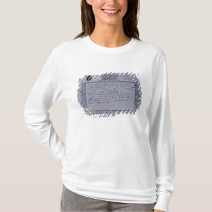 Permit for the Battle of Rossbach, 1757 T-Shirt