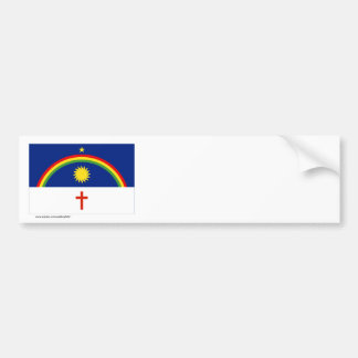 Pernambuco, Brazil Flag Bumper Sticker