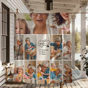 Peronalized 10 Photo Best Gigi Ever Minimalist Fleece Blanket