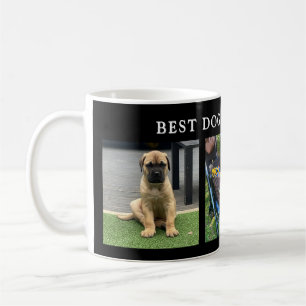 Peronalized best Dog Ever Puppy Photo Collage Coffee Mug