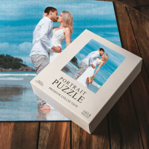 Peronalized Wedding Photo Jigsaw Puzzle