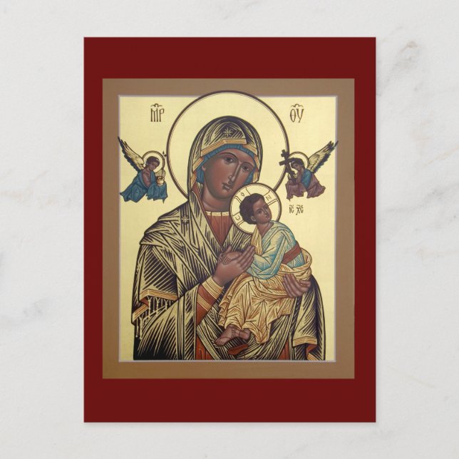 Perpetual Help Mother of God Prayer Card (Front)