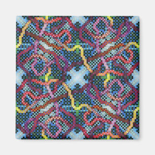 Perpetual Puzzle Kinectric Tile 4 Magnet