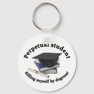 perpetual student 2 keychain