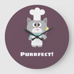 Perrfect! Large Clock